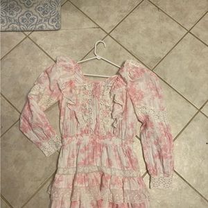 Loveshack Fancy Pink Dress